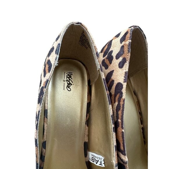 MOSSIMO Leopard Print  Platform Heel Pumps Size 9 Animal Print Fall Fashion - Picture 7 of 9